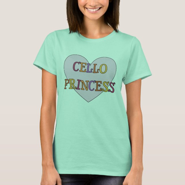 Cello Princess T Shirt (Framsida)