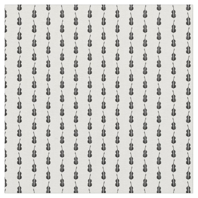Cello Print Music Mönster ANPASSNINGSBAR BAKGRUND  Tyg (Närbild)