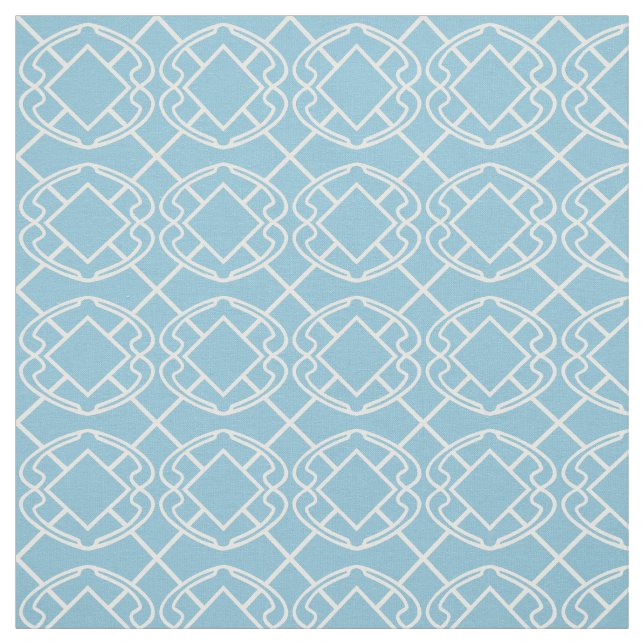 Cello Robins Blue Egg Trellis Design Tyg (Provkarta)