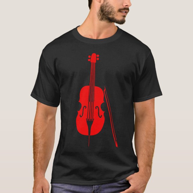 Cello - Röd Tee Shirt (Framsida)
