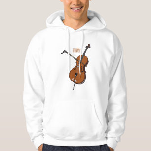 Cello seriefigurer illustration  hoodie