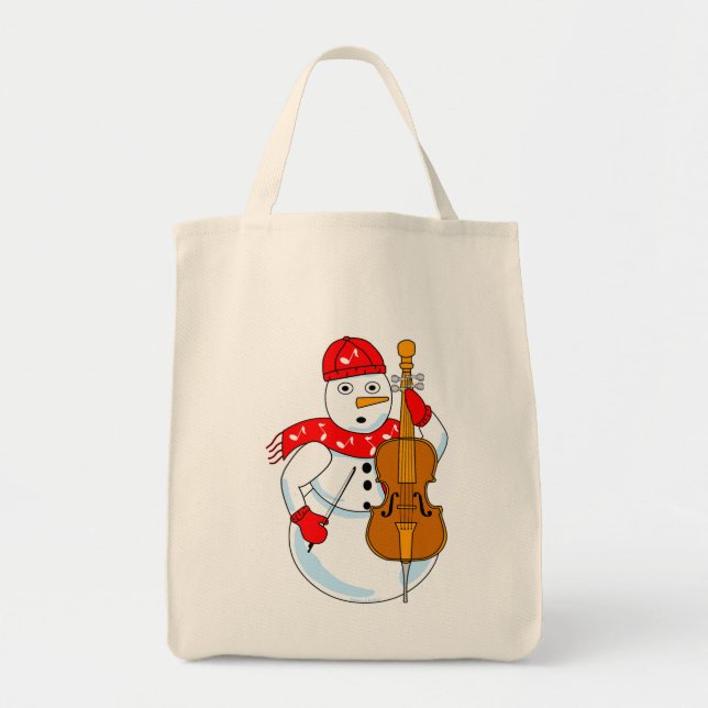 Cello Snögubbe Tygkasse (Framsidan)