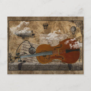 Cello Steampunk Suite Vykort