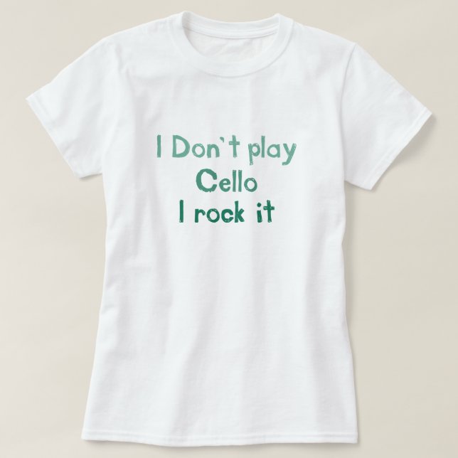 Cello Sten IT-shirt - Dam T-shirt (Design framsida)