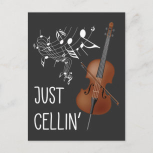 Cello String Instrument Cellist Humor violoncello Vykort