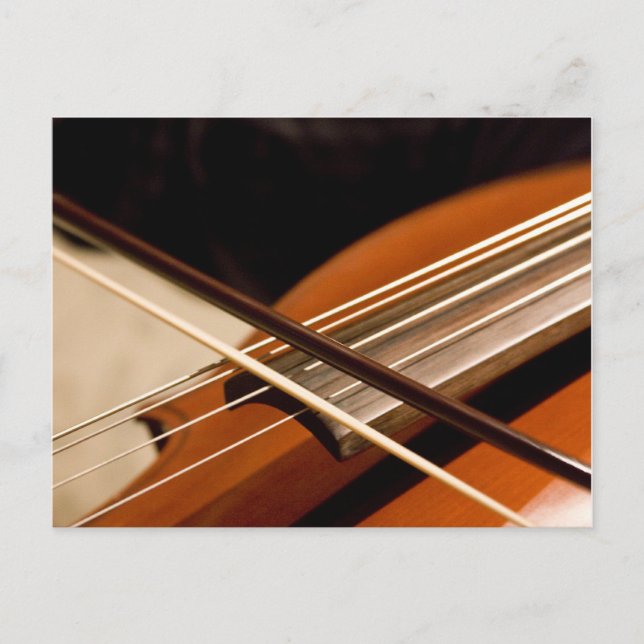 Cello Strings Vykort (Framsida)