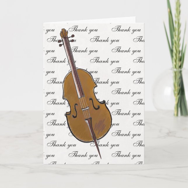 cello tack för ditt kort (Framsida)