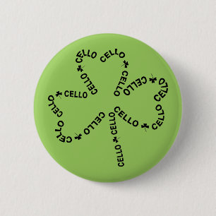 Cello Text Shamrock Knapp