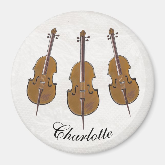 Cello trio personlig magnet (Framsidan)