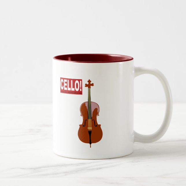 Cello! Två-Tonad Mugg (Höger)