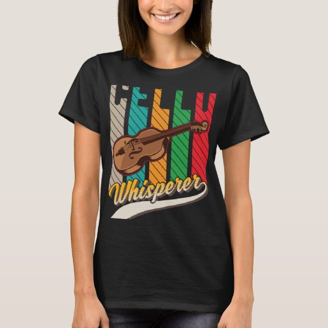 Cello Whisperer Cello Player Cellist T Shirt (Framsida)