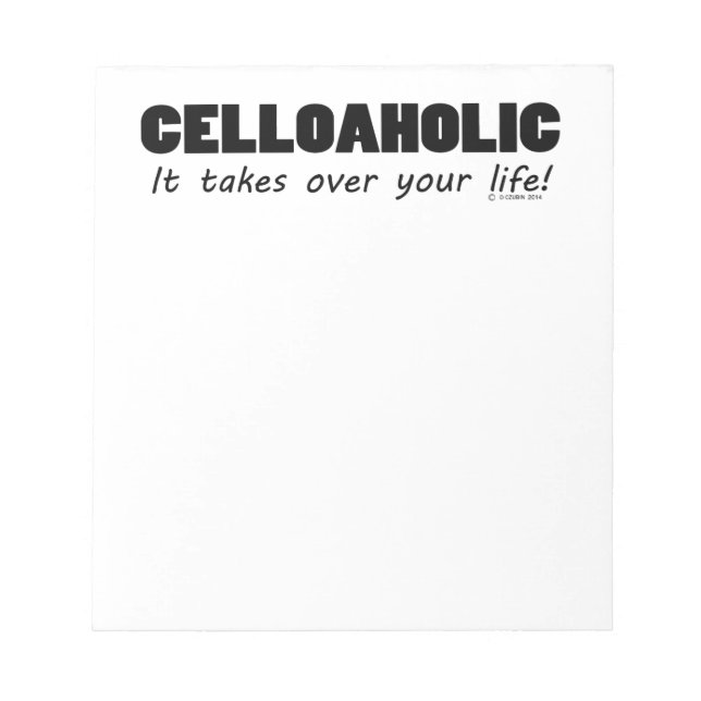 Celloahol Life Anteckningsblock (Framsida)