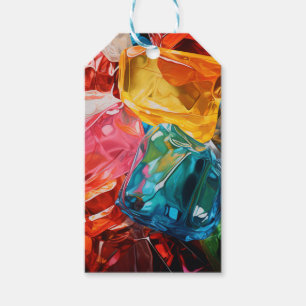 Cellophane gems presentetikett