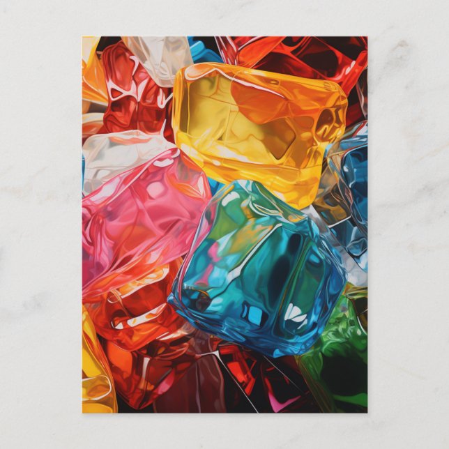 Cellophane gems vykort (Framsida)