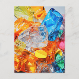 Cellophane gems vykort