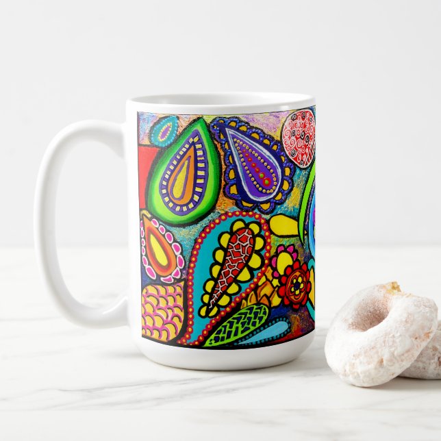 Cellular Art kaffe mugg (Med munk)