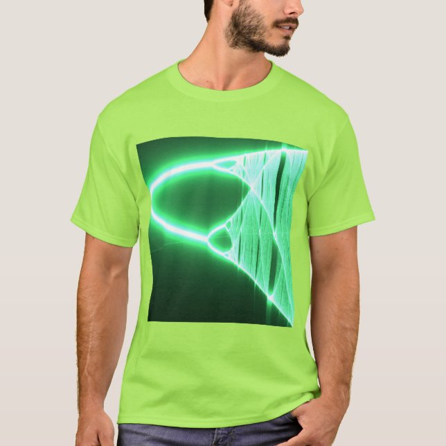 Cellular Automata growth algoritm T Shirt (Framsida)