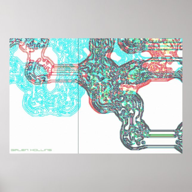 Cellulär rörledning poster (Framsidan)