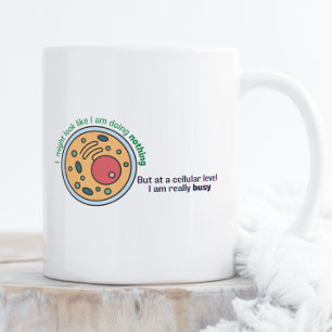 Cellulärt upptagen kaffemugg