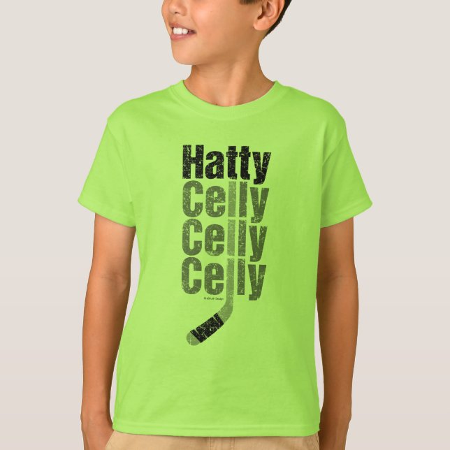 Celly Celly Celly (Hockey) T-Shirt (Framsida)