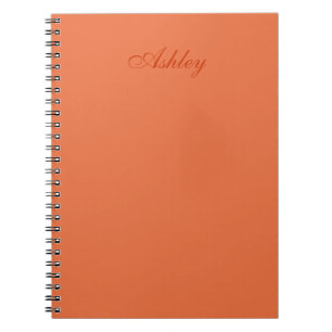 Celosia Orange Products Anteckningsbok Med Spiral