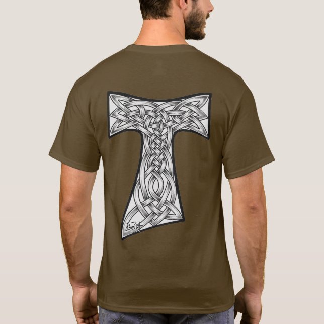 Celsius Franciscan Tau Kor T Shirt (Baksida)