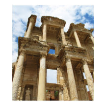 Celsus Bibliotek i Ephesus poster