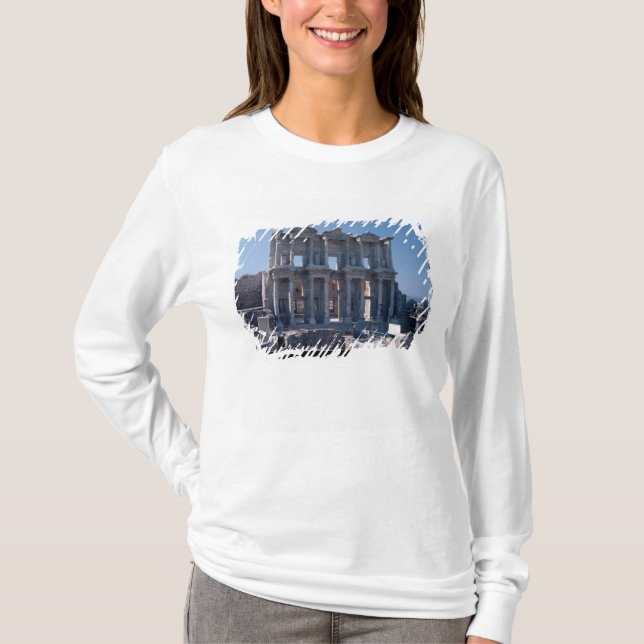 Celsus bibliotek som byggas i ANNONS 135 Tee (Framsida)