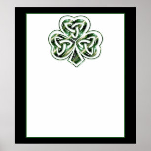 Celtic affisch för Shamrockdesign 2/tryck 2
