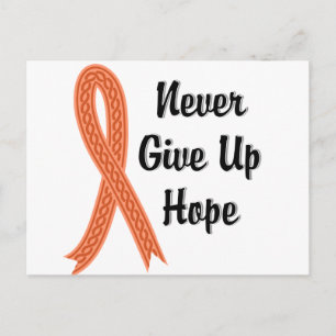 Celtic Aldrig Ge Up Hope Endometrial Cancer Vykort