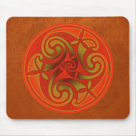Celtic Art Spiral Design Mouse Mat Musmatta