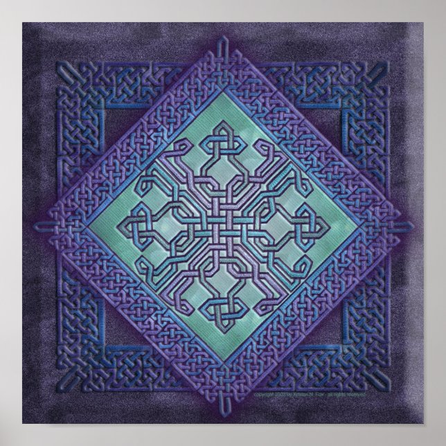 Celtic Avant Garde Fine Art Poster (Framsidan)