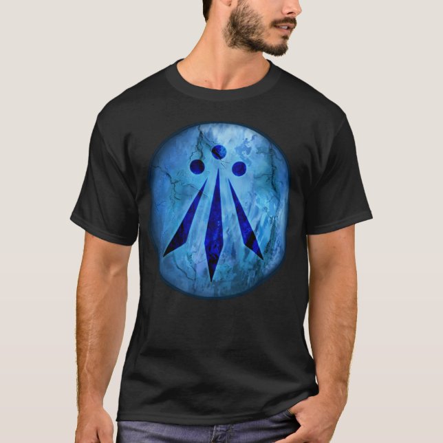 Celtic Awen Symbol T Shirt (Framsida)