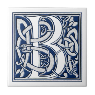 Celtic B Monogram Kakelplatta