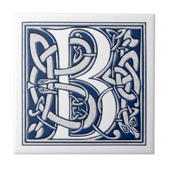 Celtic B Monogram Kakelplatta (Framsidan)