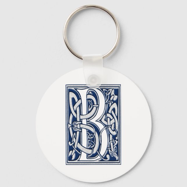 Celtic B Monogram Nyckelring (Framsida)
