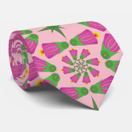 Celtic Bell Flower Mandalas Rosa Neck Tie Slips