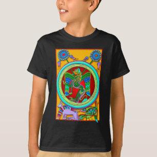 Celtic belysning - bevingat lejont t shirt