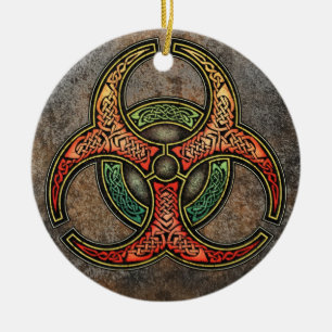 Celtic Biohazardhänge/prydnad Julgransprydnad Keramik