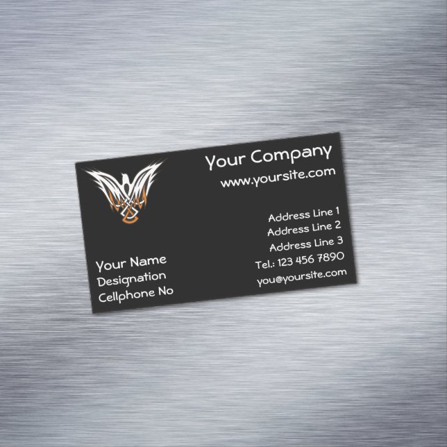 Celtic Bird Affärskort Magnet (In Situ)