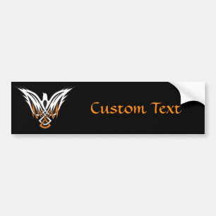 Celtic Bird Bumper Sticker Bildekal