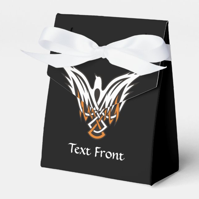 Celtic Bird Favor Box Presentaskar (Framsidan Sidan)