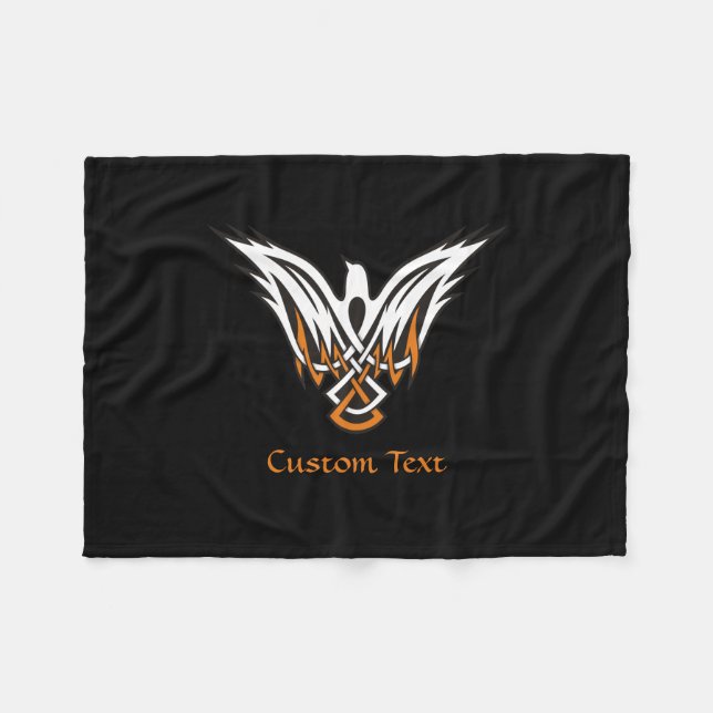 Celtic Bird Fleece Blanket (Framsidan (Horisontell))
