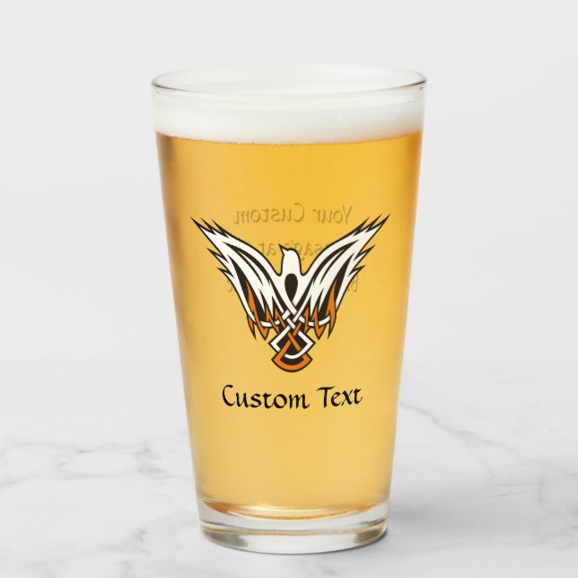 Celtic Bird Glass Glaskopp (Framsida fylld)