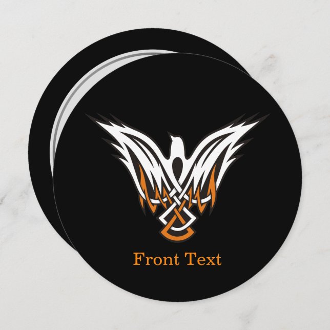 Celtic Bird Inbjudningar (Fram/baksida)