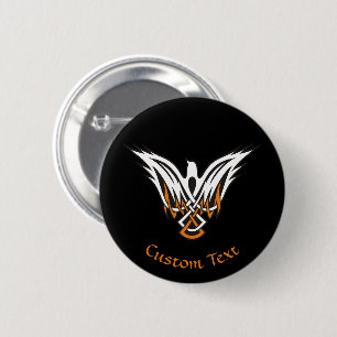 Celtic Bird Pinback Button Knapp