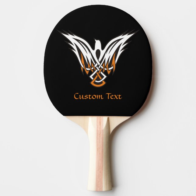 Celtic Bird Ping Pong Paddle Pingisracket (Framsidan)