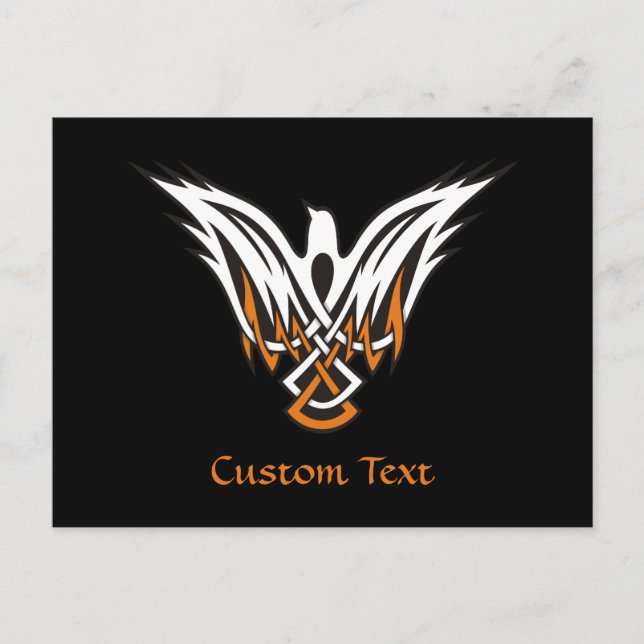 Celtic Bird Postcard Vykort (Framsida)