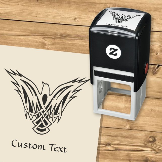 Celtic Bird Self-Inking Frimärke Självfärgande Stämpel (Skapare uppladdad)