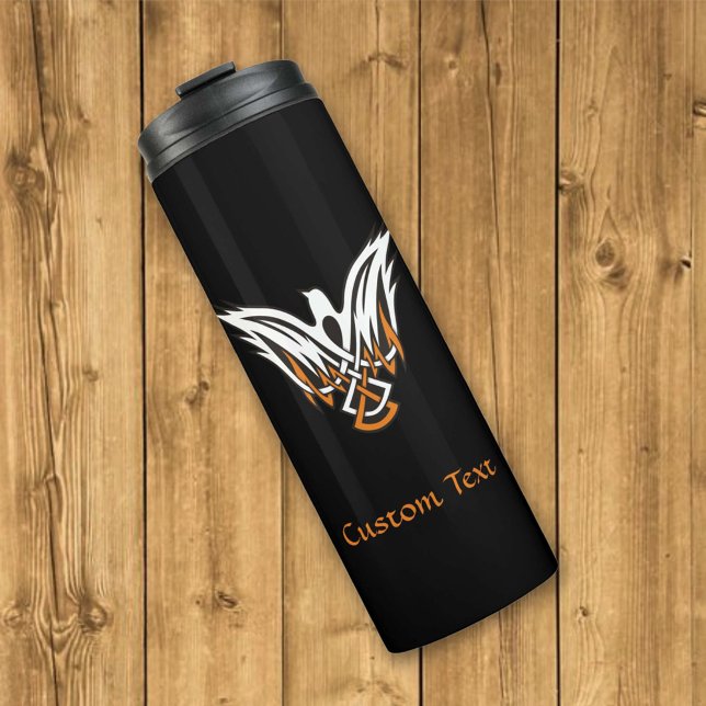 Celtic Bird Thermal Tumbler (Skapare uppladdad)